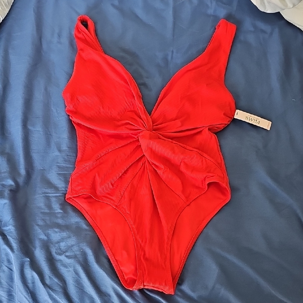 Victoria's Secret Vibrant Red Swimwear - NWT - Large